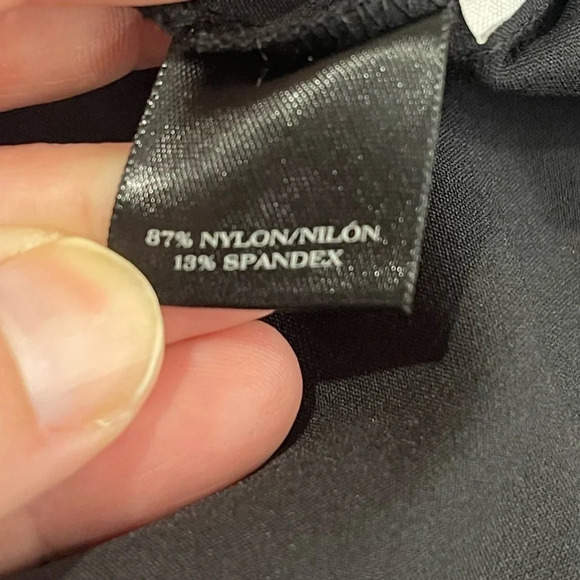 Ann Taylor Black Dress Office Pants Size 14 Nylon/Spandex Blend - Picture 10 of 10